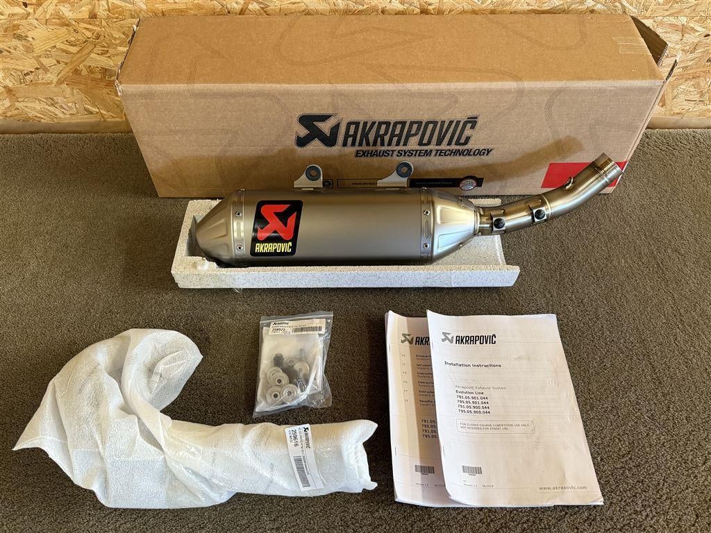 Akrapovic Racing Line KTM 250 350 SX-F XC-F FC FX 2019-2022, Motoren, Verzenden, Nieuw