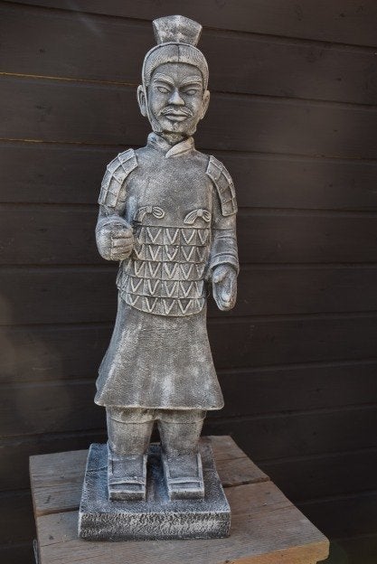 Chinese krijgers, Ophalen, Steen/keramiek, Nieuw, Grijs