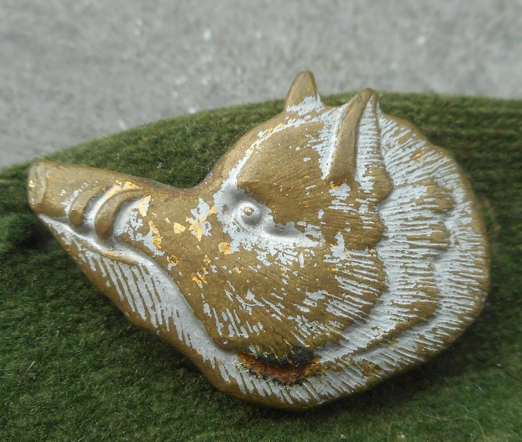 ABL / RGT DE CHASSEURS ARDENNAIS - BERET AVEC INSIGNE, Verzamelen, Verzenden, Landmacht, Helm of Baret