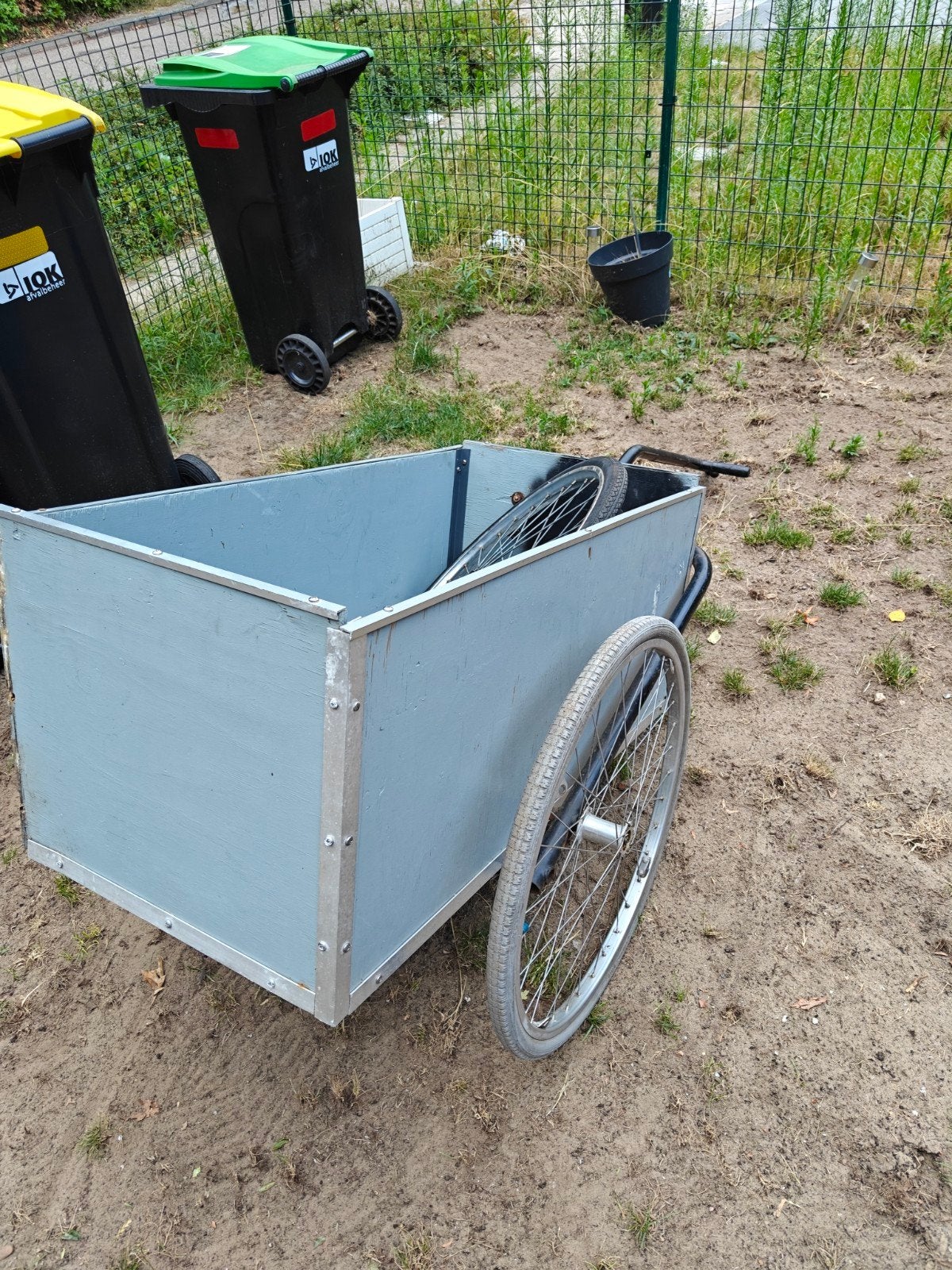 vis kar / fietskar / bolder car, Ophalen