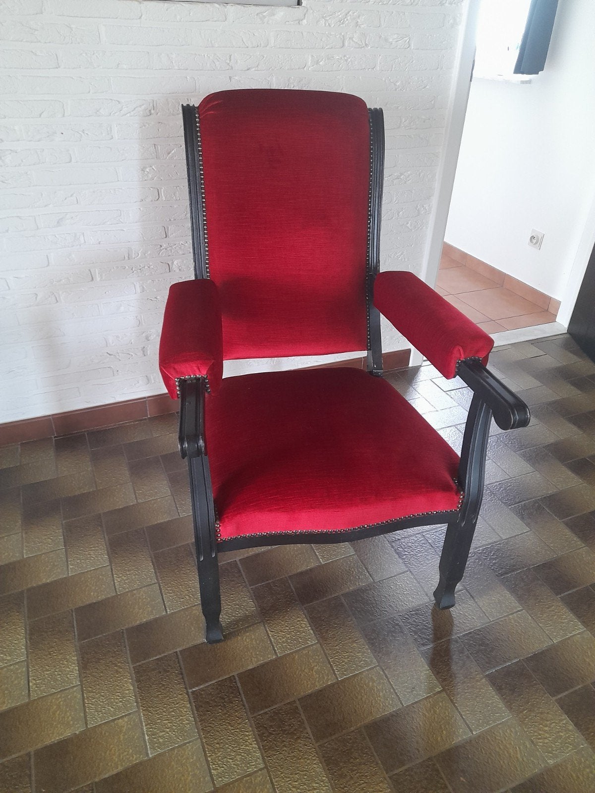 zetel, Ophalen, Zo goed als nieuw, Rood, Eén