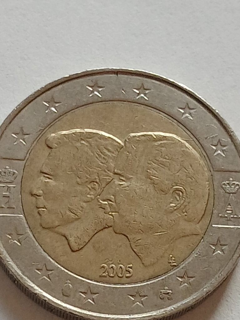 Piéce commémorative de Belgique 2005, Enlèvement ou Envoi, Belgique, 2 euros