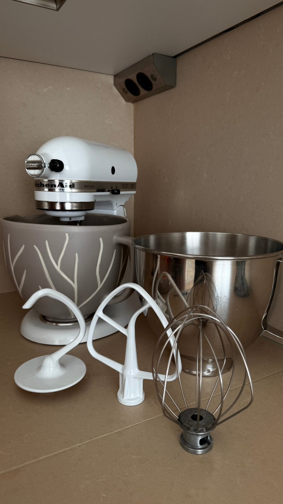 Robot patissier avec 3 embouts et 2 récipients, Electroménager, Mélangeurs de cuisine, Enlèvement, Comme neuf