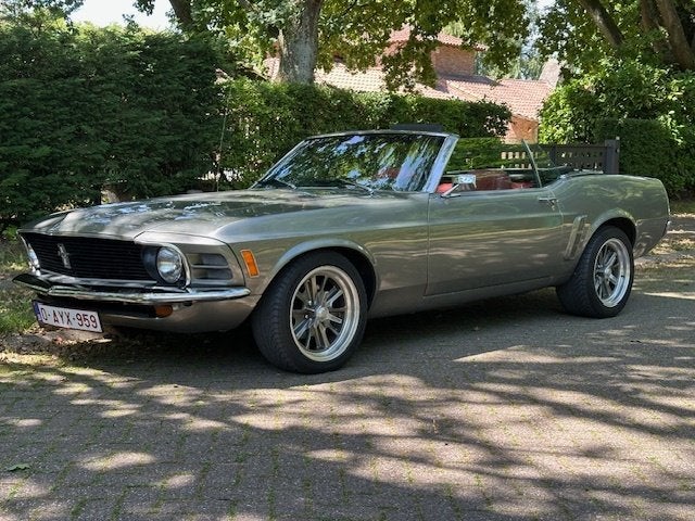 FORD MUSTANG CABRIOLET 1970, Autos, Oldtimers & Ancêtres, Particulier, Ford, Essence, Cabriolet, 2 portes, Automatique, Argent ou Gris