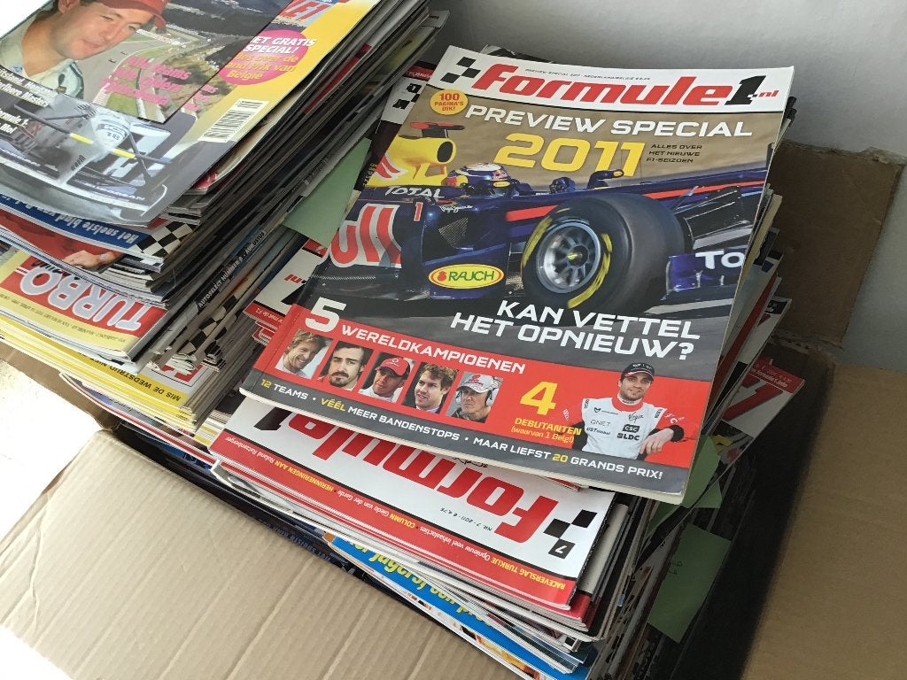 Tijdschriften formule1, Ophalen, Gelezen, Sport en Vrije tijd