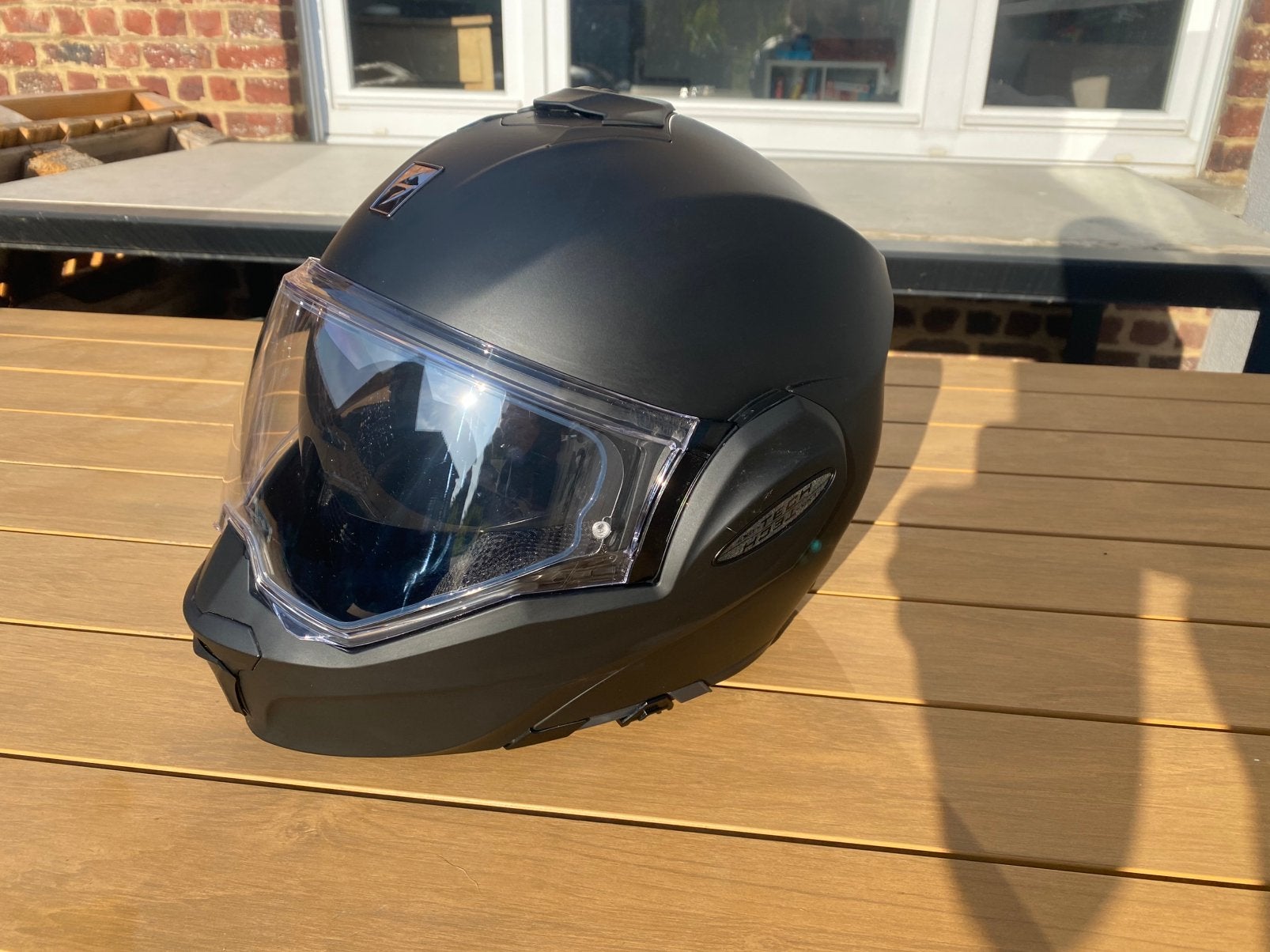 Scorpion evo tech, Enlèvement, Neuf, sans ticket, M, Casque système
