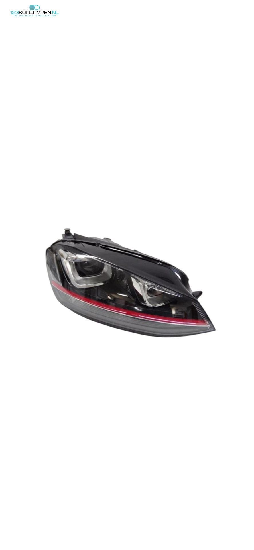 Volkswagen Golf 7 Bi-Xenon GTI Rood Koplamp Rechts 5G1941032, Gebruikt, -, -, Verzenden