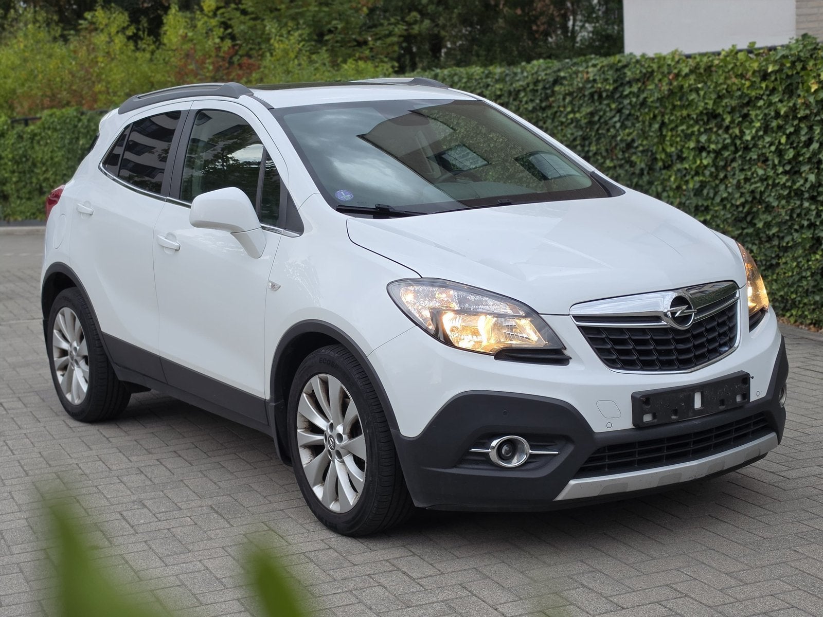 OPEL MOKKA 1.4 TURBO / AUTOMAAT! / BLANCO GEKEURD VVK!, Auto's, Opel, Dealer onderhouden, Parkeerassistent, Wit, Leder