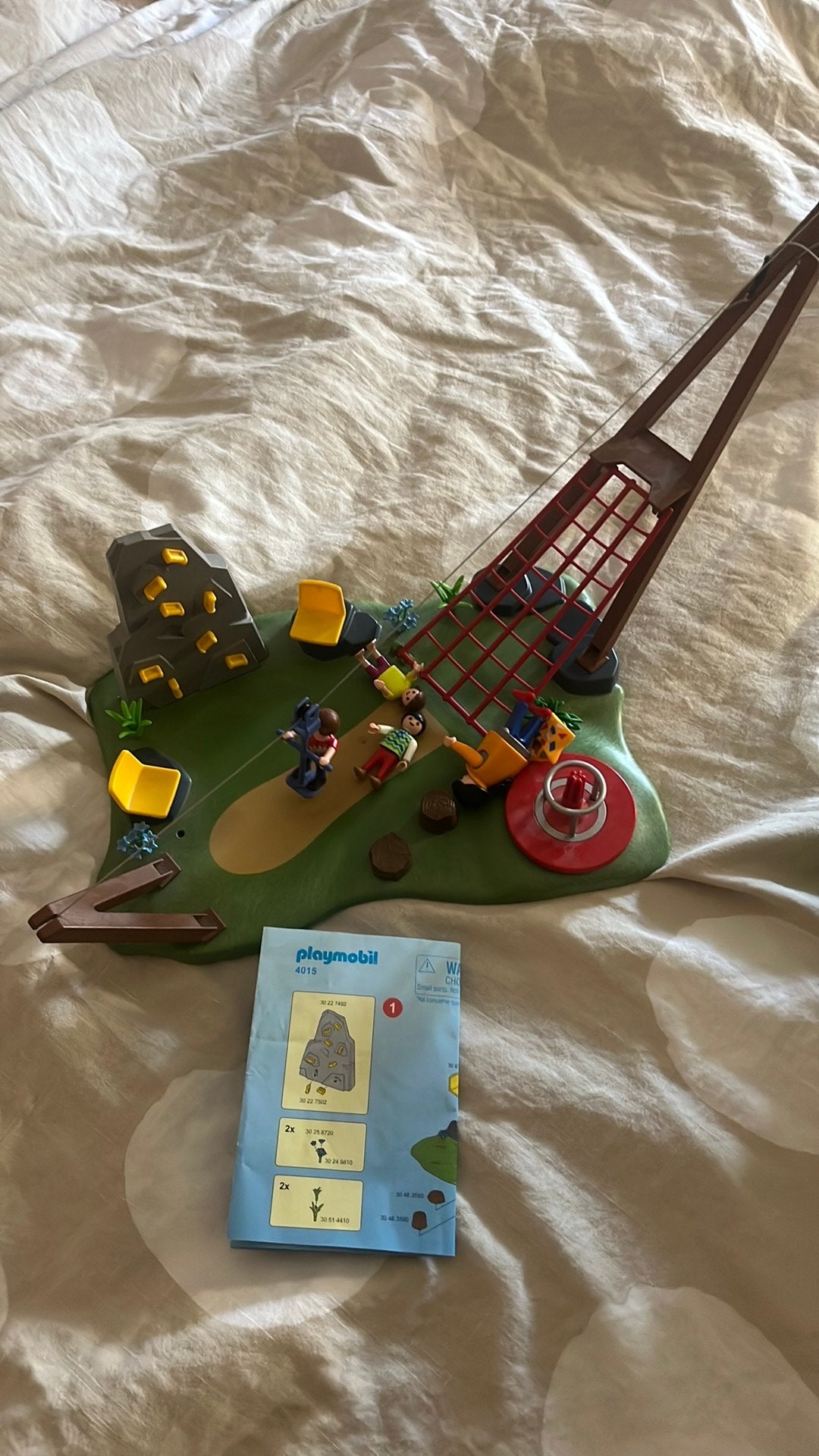 Aire de jeux playmobil, Enfants & Bébés, Enlèvement ou Envoi, Family fun, Kit complet, Utilisé