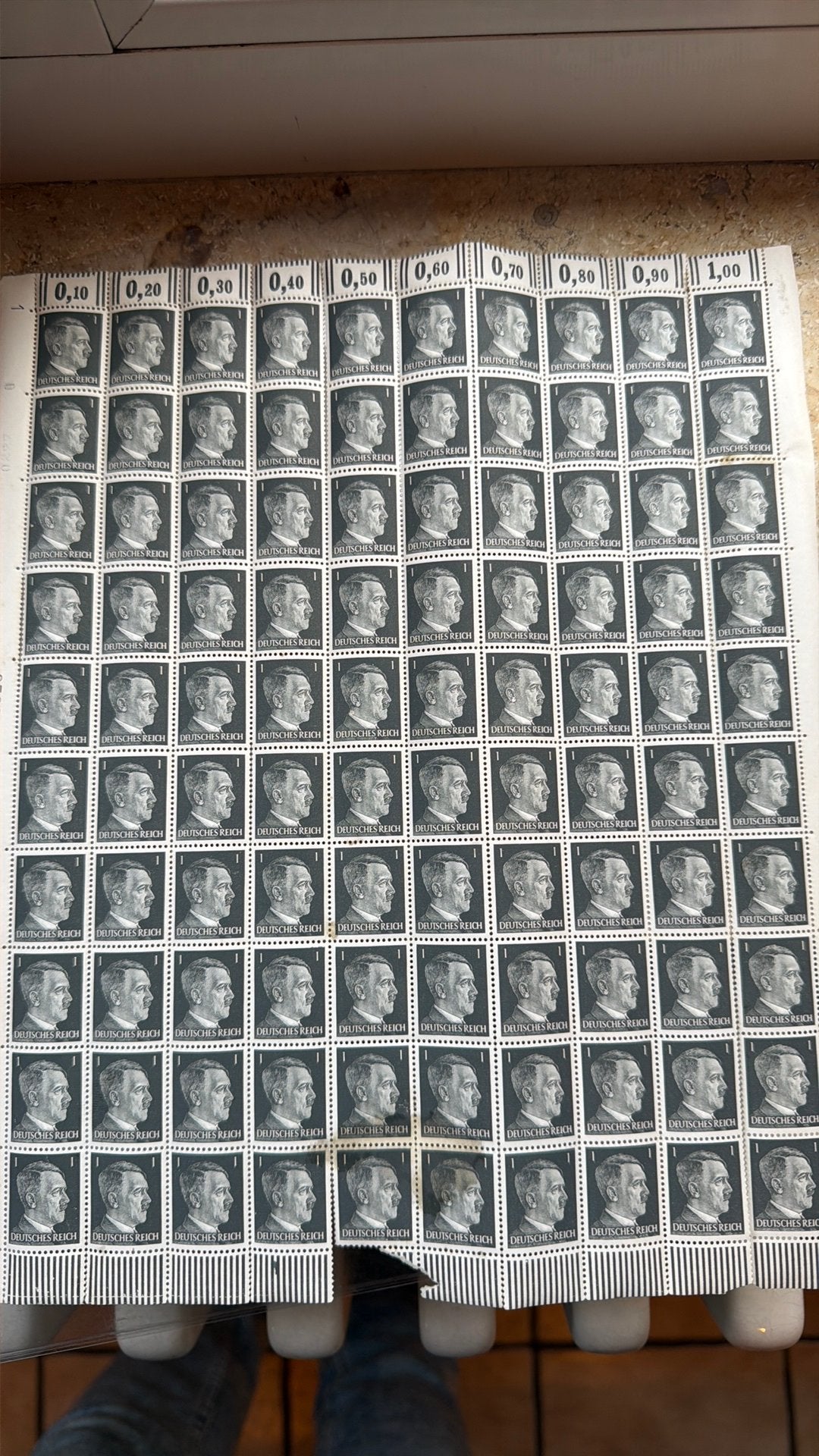 Timbres Adolf Hitler, Ophalen, Overige typen
