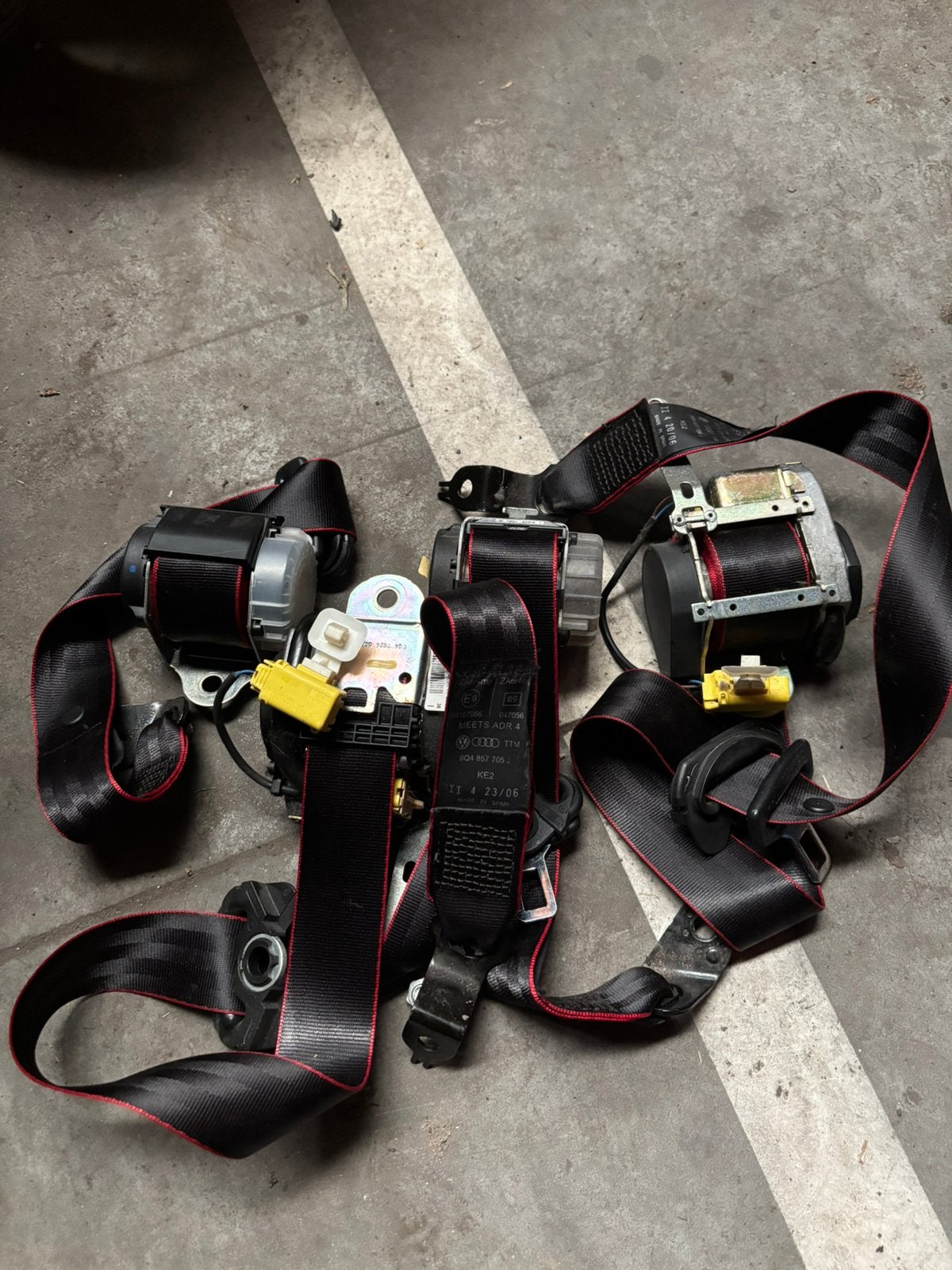 Vw polo 9n3 gti gordel set, Auto-onderdelen, Interieur en Bekleding, Ophalen, Gebruikt, Volkswagen