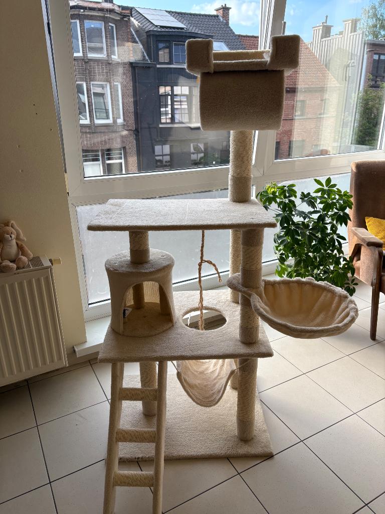 Kattenpaal, Dieren en Toebehoren, Krabmeubelen, Ophalen, Gebruikt, Krabpaal