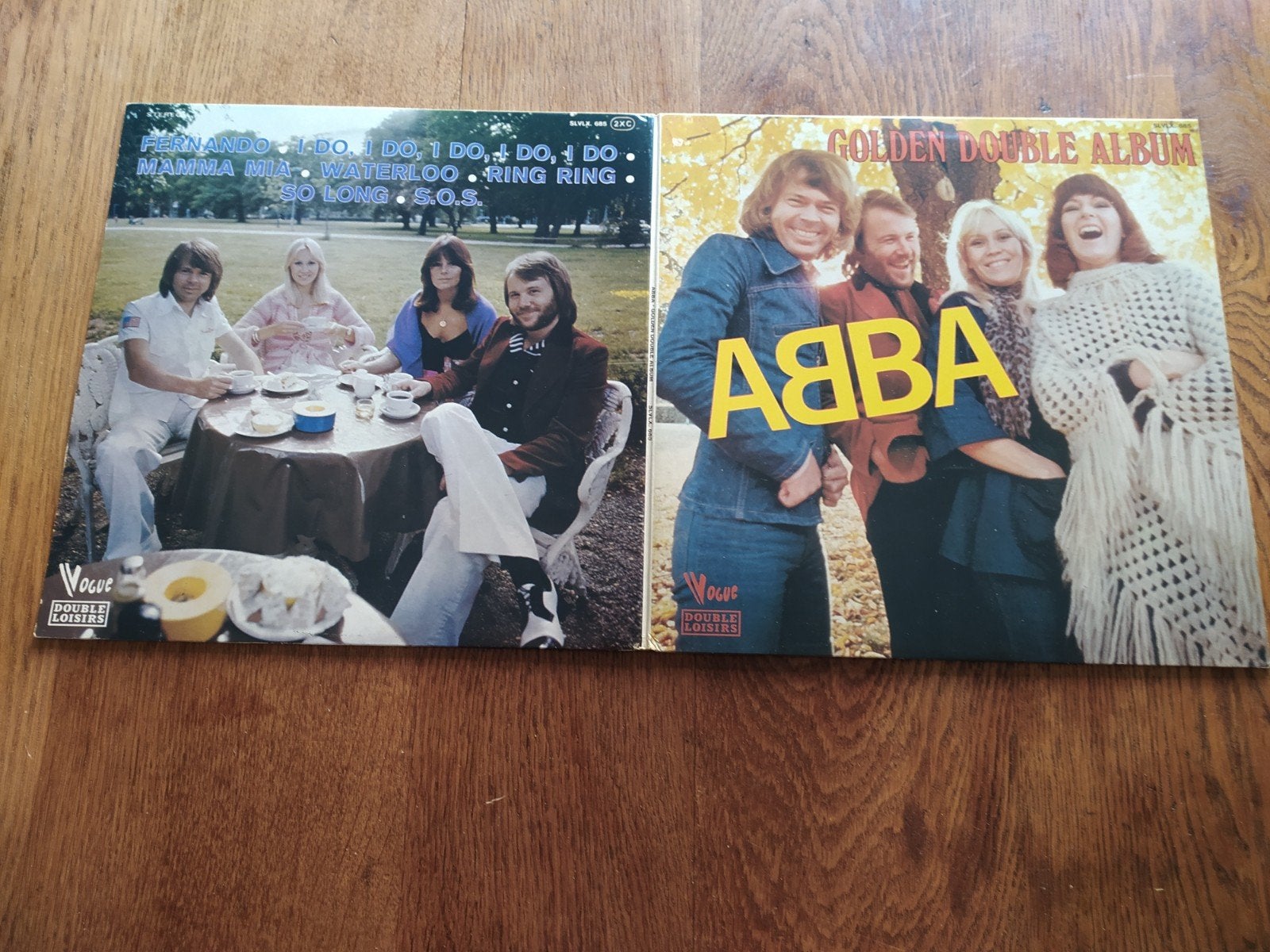 33 T dubbele vinyl Abba, Gebruikt, Overige formaten, Ophalen of Verzenden, Dubbel-LP