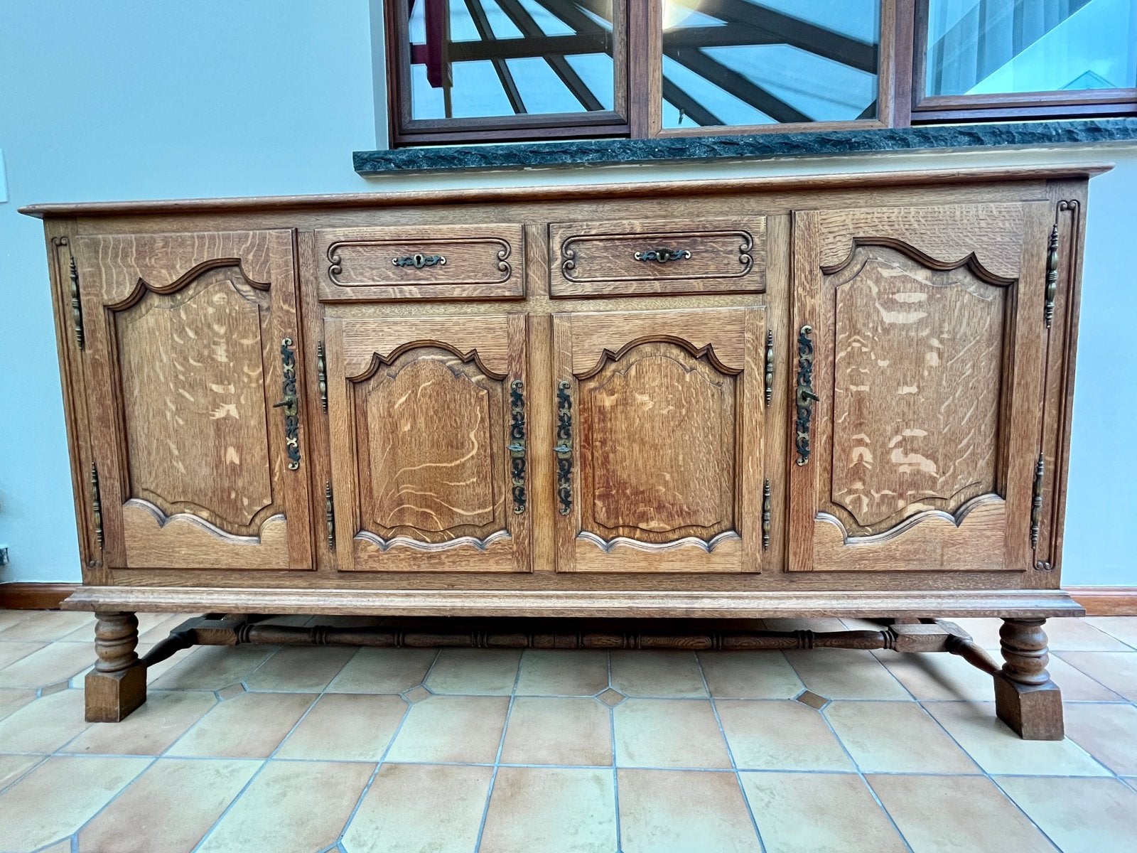 Meuble ancien en chêne, Maison & Meubles, Enlèvement, Utilisé, Chêne