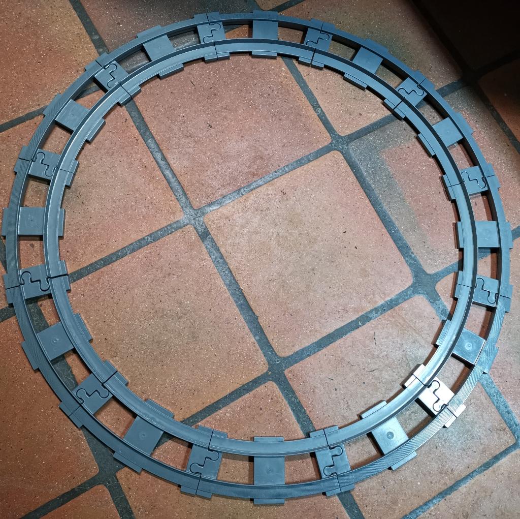 Lego duplo spoor bocht 12 stuks, Ophalen, Gebruikt, Losse stenen, Duplo