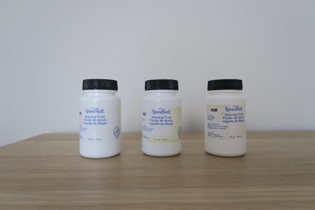 Speedball drawing fluid - 3 x 118 ml, Overige thema's, Nieuw, Meerkleurig, Ophalen of Verzenden