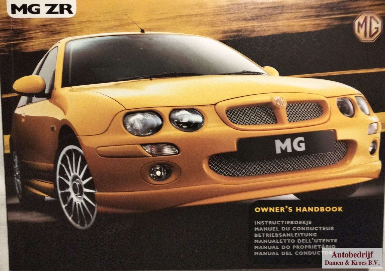 Handboek MG ZR RCL0525NL instructieboekje Nederlandstalig, Enlèvement ou Envoi
