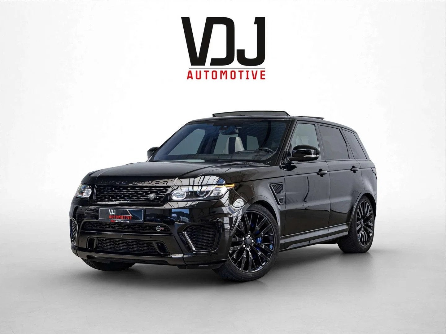 Land Rover Range Rover Sport 5.0i V8 SVR|PANO|HEAD-UP|HEATED, Auto's, Automaat, Adaptive Cruise Control, Zwart, Leder