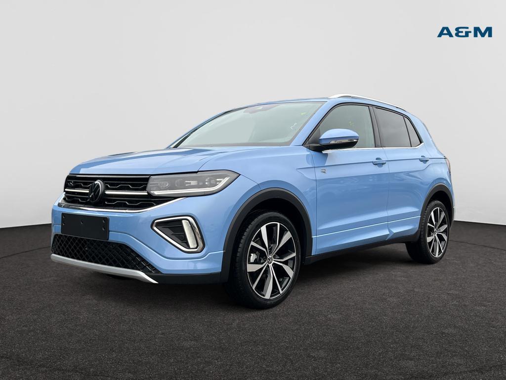 Volkswagen T-Cross T-Cross 1.0 TSI R-Line Business Premium O, Auto's, Automaat, SUV of Terreinwagen, Zilver of Grijs, 134 g/km