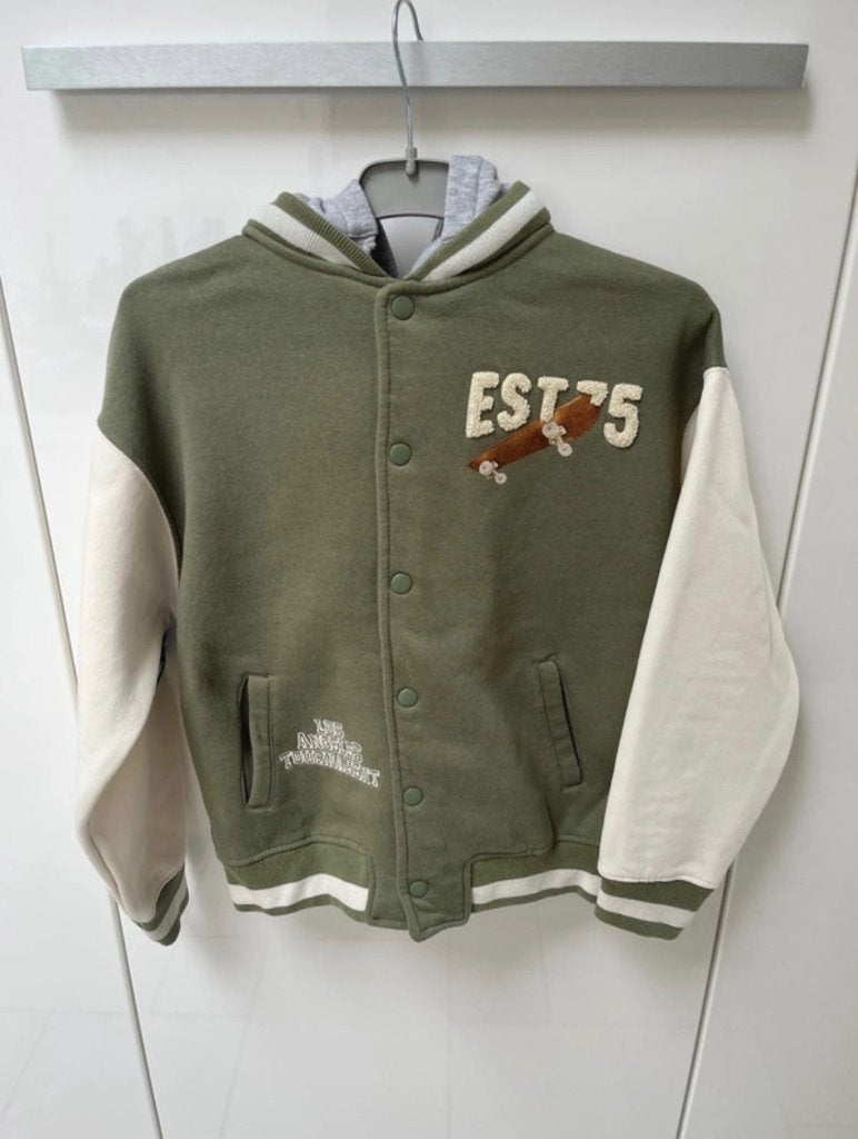 Hoodie - vest met drukknopen maat 140, Trui of Vest, Ophalen of Verzenden, Zo goed als nieuw, Zara