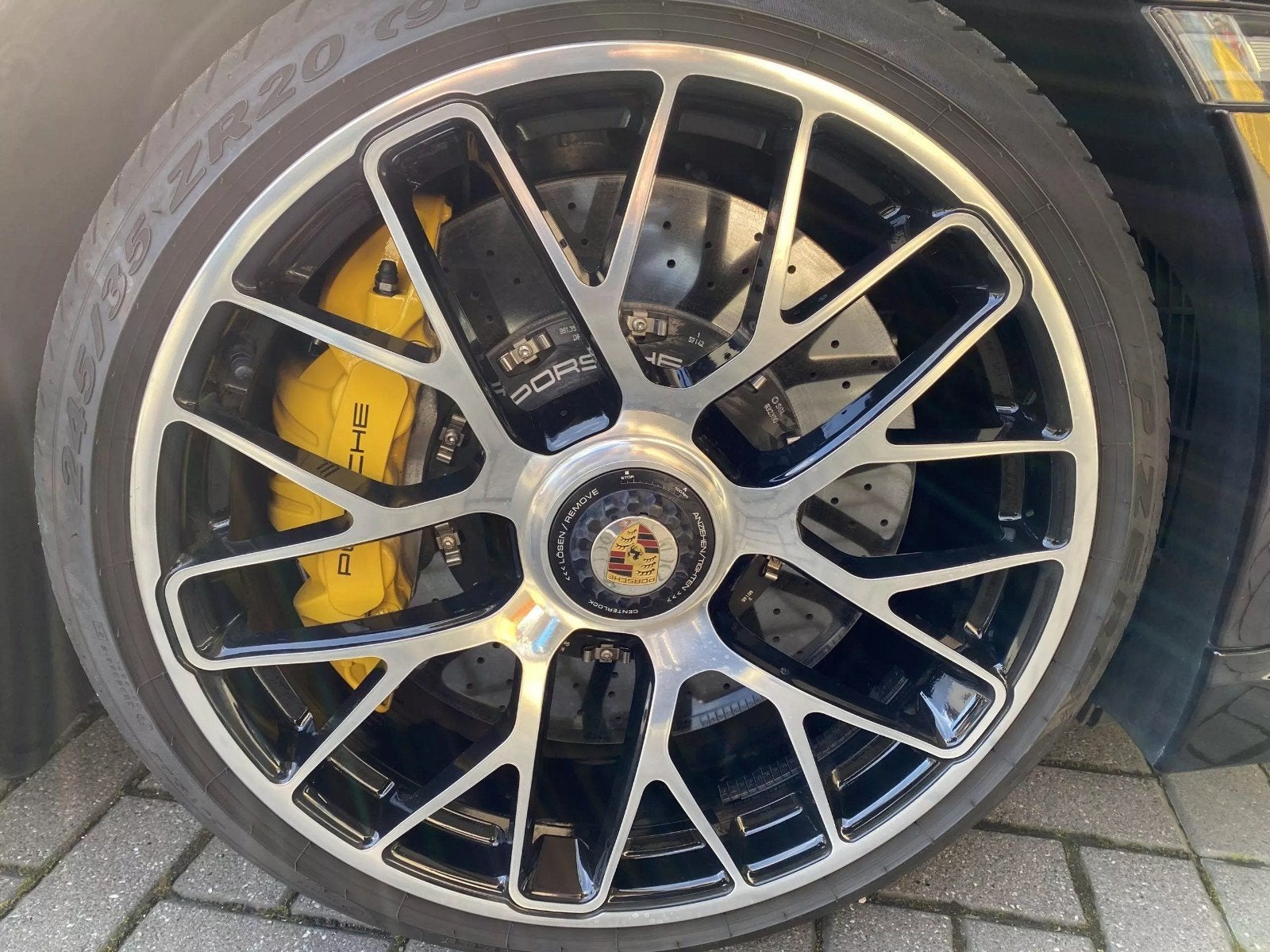 Porsche velgen 911 991 Turbo S GTS Centerlock + Banden, Ophalen, Overige, Gebruikt, Overige