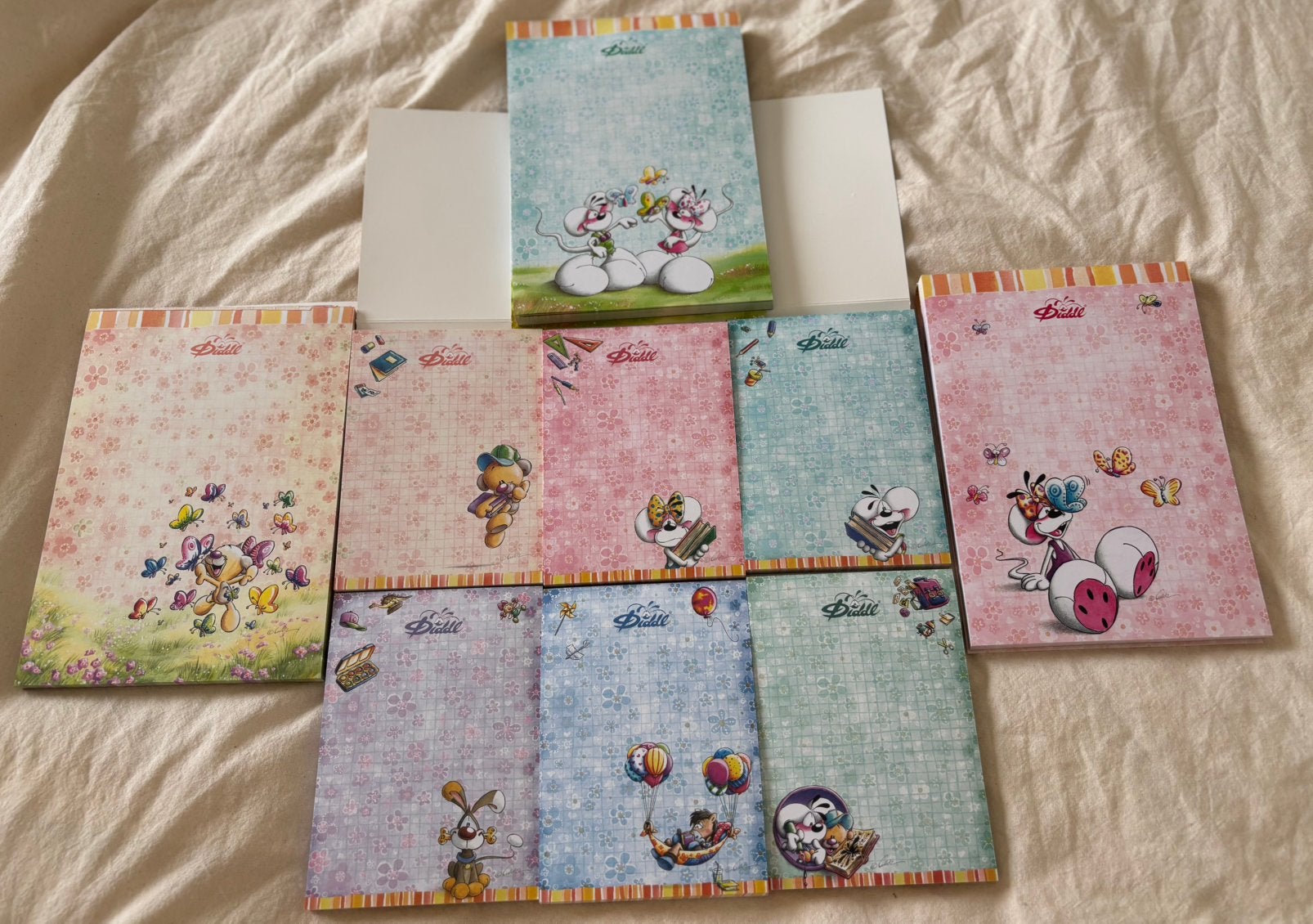 9 blaadjes uit de diddl is back collectie, Ophalen of Verzenden, Nieuw