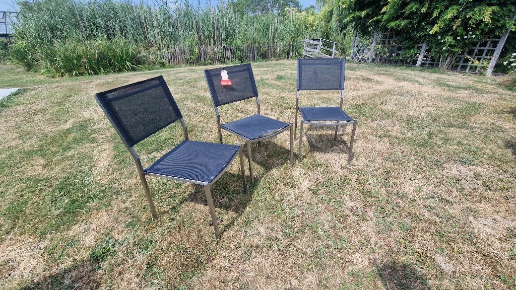 Chaises de jardin Gloster Vigo en acier inoxydable, Jardin & Terrasse, Enlèvement, Neuf, Inox