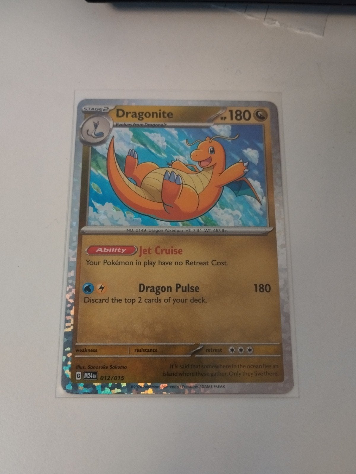 Dragonite 012/015, Enlèvement ou Envoi