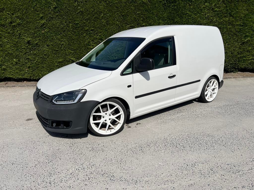 Volkswagen Caddy • 1.6 Diesel • Airco •, Voorwielaandrijving, Euro 6, Wit, Leder