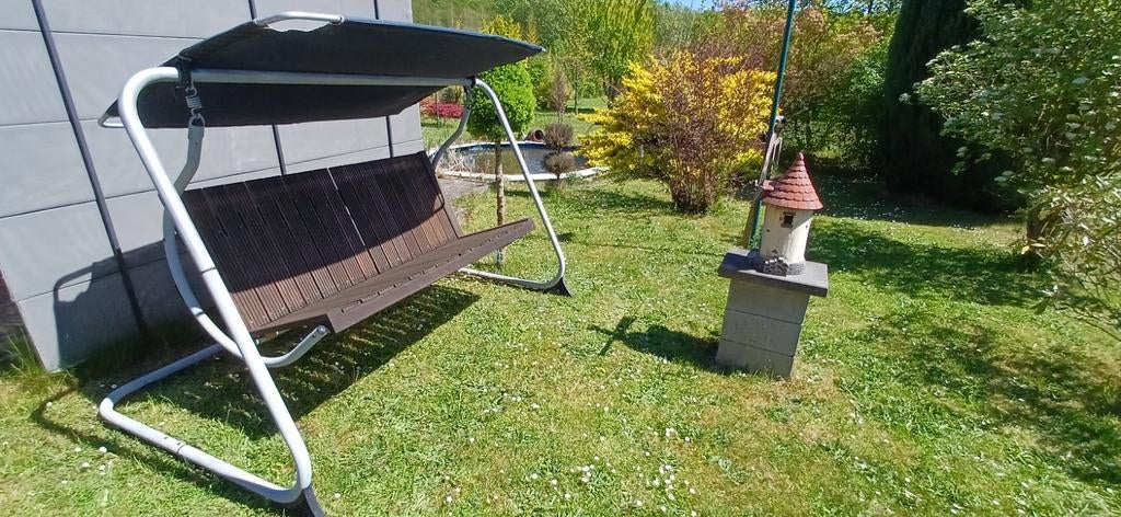 Balancelle, Jardin & Terrasse, Enlèvement, Utilisé, Bois, Balançoire