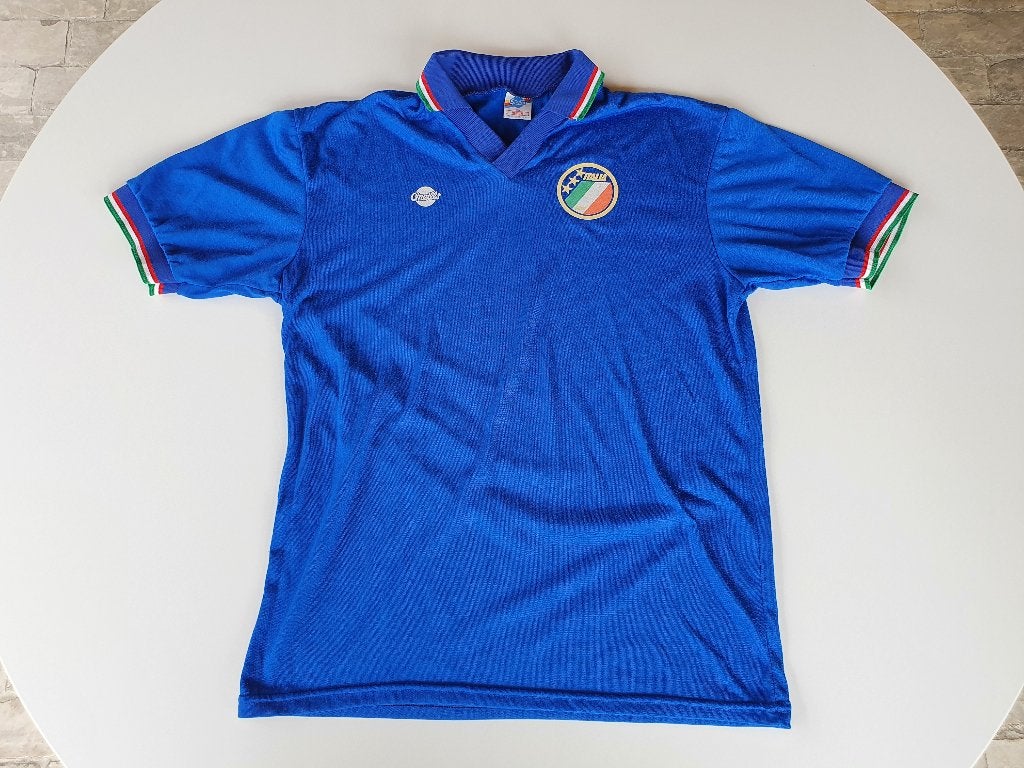 Vintage voetbalshirt Italië (O'neills, M), Verzamelen, Sportartikelen en Voetbal, Ophalen of Verzenden, Gebruikt, Shirt