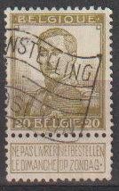 Belgique 1912 n 112, Envoi, Affranchi
