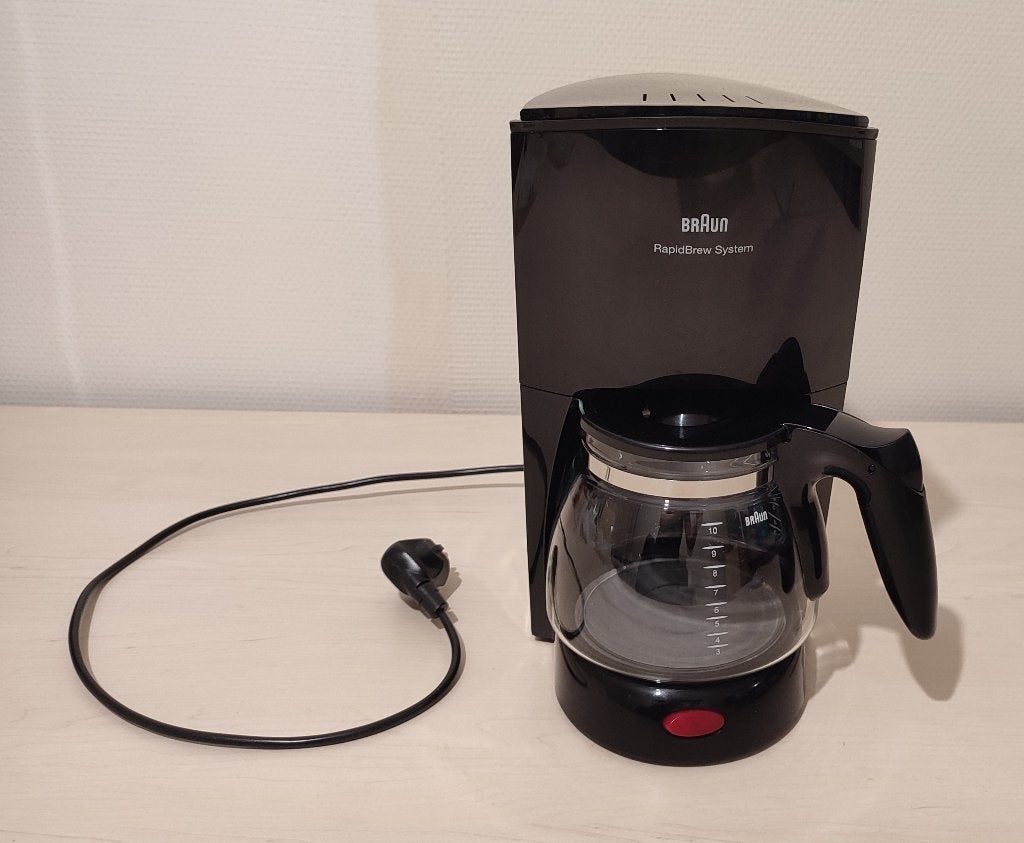 Magnifique CAFETIÈRE BRAUN RapidBrew System Noire, Electroménager, Enlèvement, Comme neuf, Cafetière