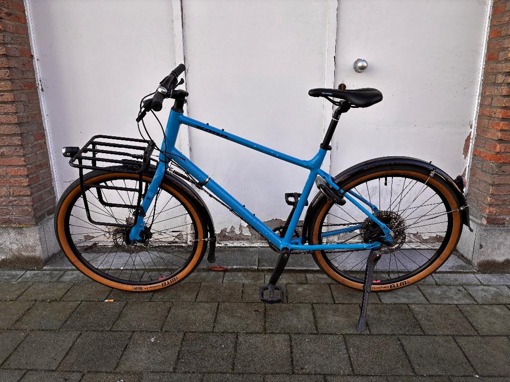 Kona Dew Deluxe (Maat L) – Deore 1x11 – Naafdynamo, Fietsen en Brommers, Fietsen | Heren | Herenfietsen, Versnellingen, Zo goed als nieuw