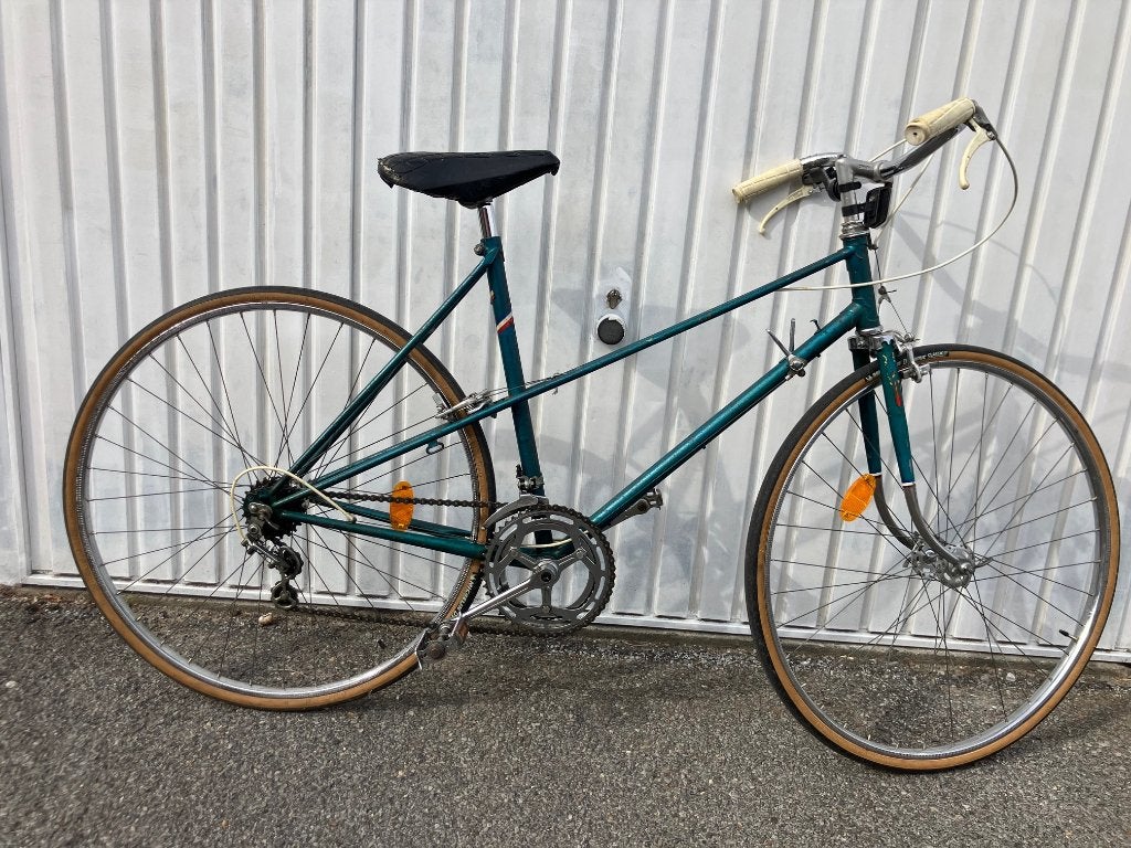 Vintage dames koersfiets, Fietsen en Brommers, 28 inch, Gebruikt, 10 tot 15 versnellingen, Velgrem