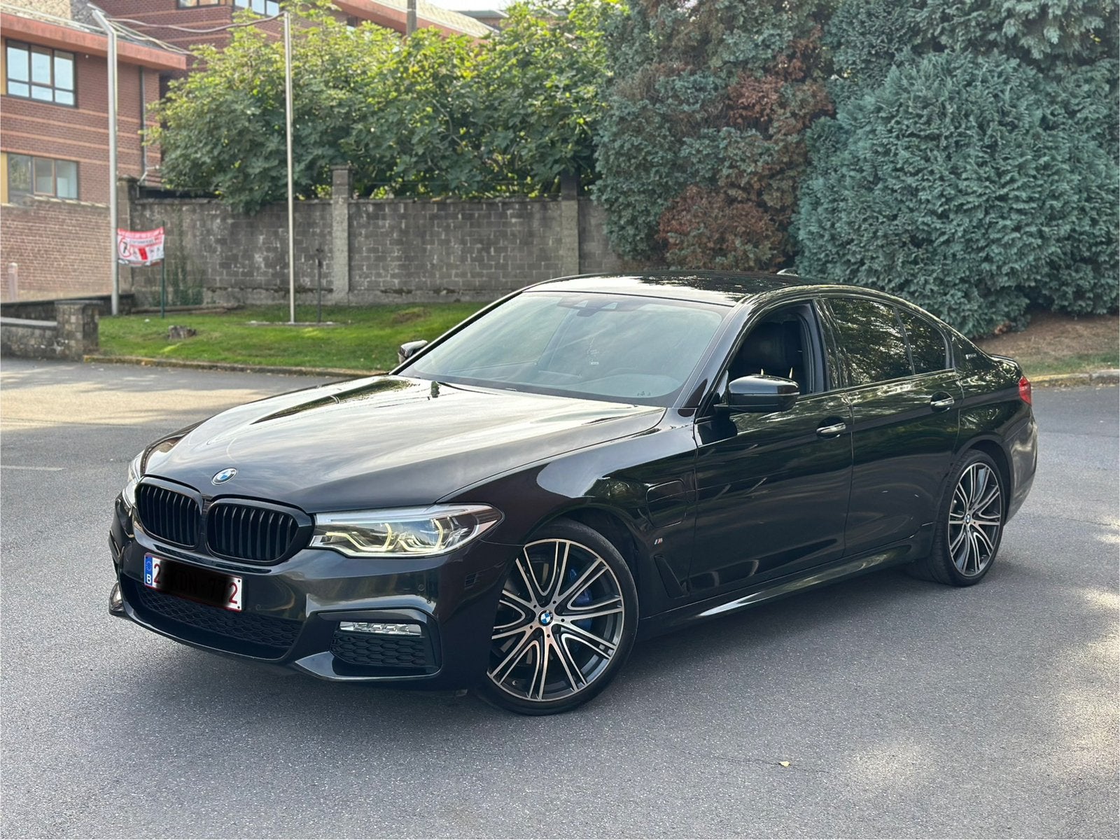 BMW 5-SERIE 2.0i + ELEKTRISCH VOLLEDIG PAKKET M, Automaat, Euro 6, Blauw, Blauw