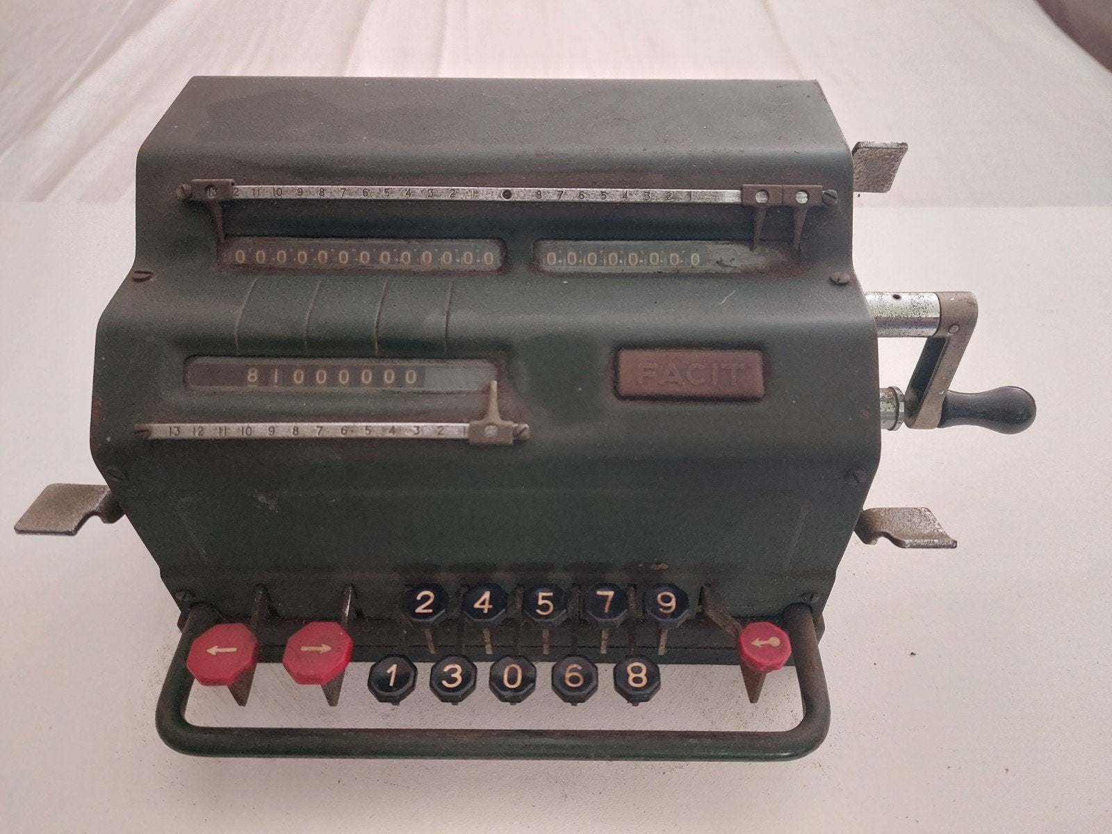 Facit rekenmachine begin jaren 50, Antiek en Kunst, Ophalen
