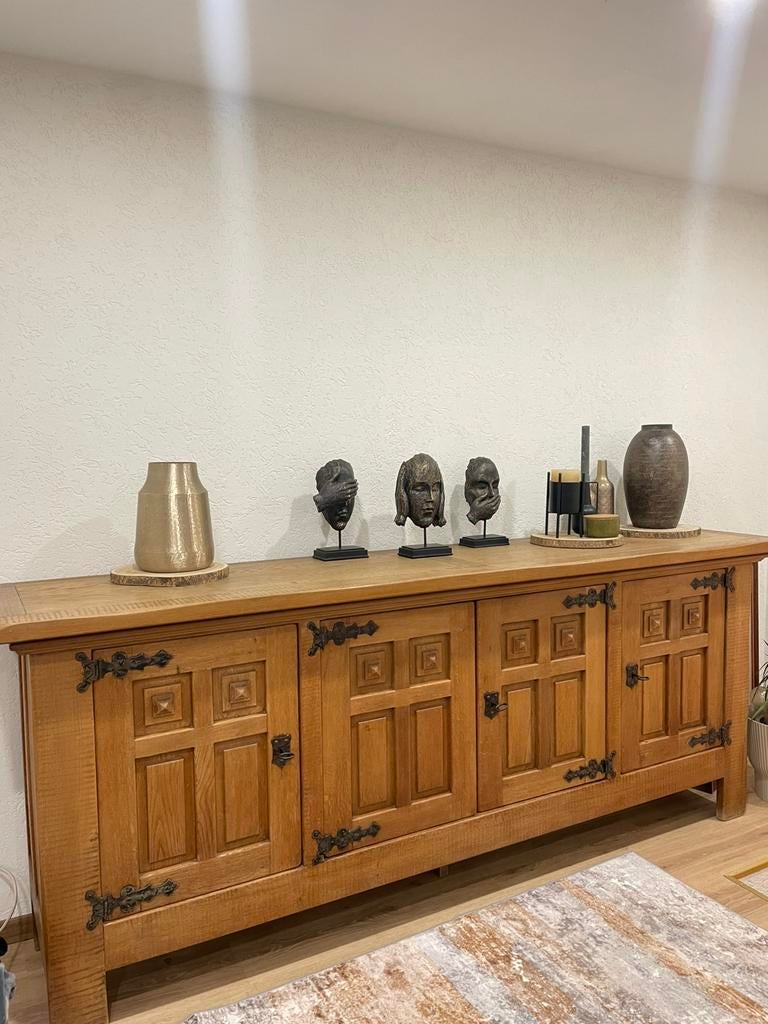 Buffet + commode, Enlèvement ou Envoi, Comme neuf, Chêne
