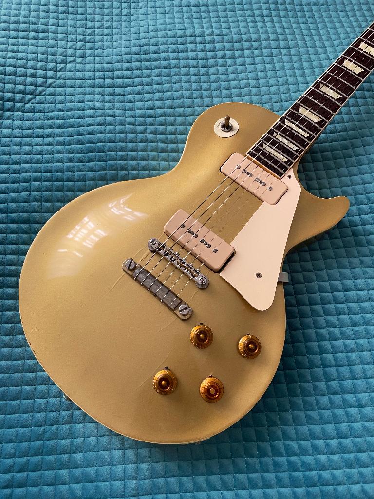 1981 Tokai LS-75 AG (All Gold) - Love Rock - '56 Model -Rare, Enlèvement ou Envoi, Utilisé, Solid body, Autres marques