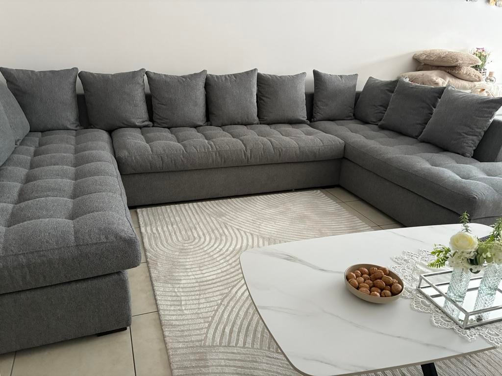 Grand siège moderne en U à vendre très confortable !, Maison & Meubles, Canapés | Coins salons complets, Comme neuf, Tissus, Enlèvement