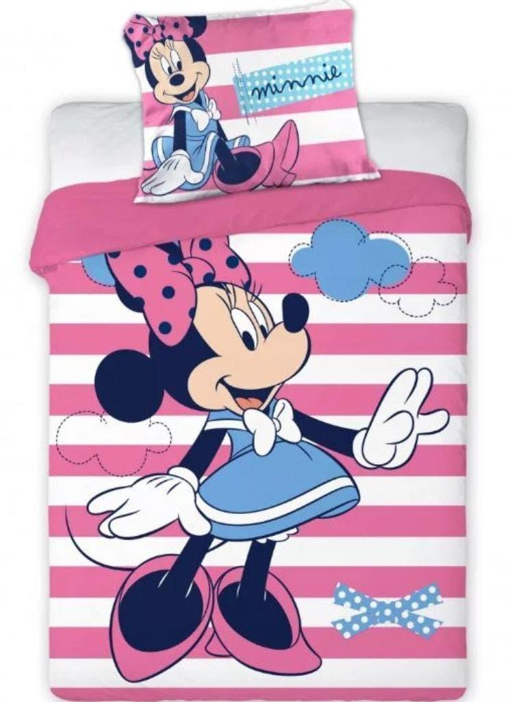 Minnie Mouse Baby / Peuter Dekbedovertrek 100x135 - Katoen, Meisje, Dekbedovertrek, Nieuw, Ophalen of Verzenden