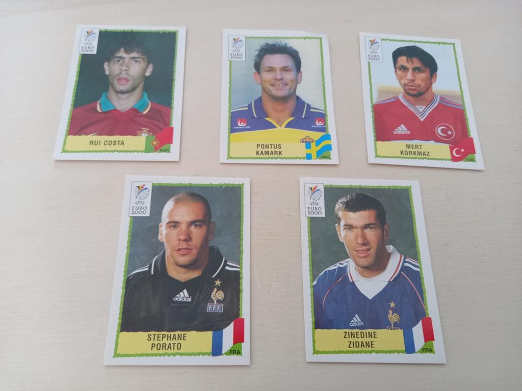 5x Panini stickers EURO 2000 stickers Belgie - Nederland, Hobby en Vrije tijd, Stickers en Plaatjes, Nieuw, Meerdere stickers