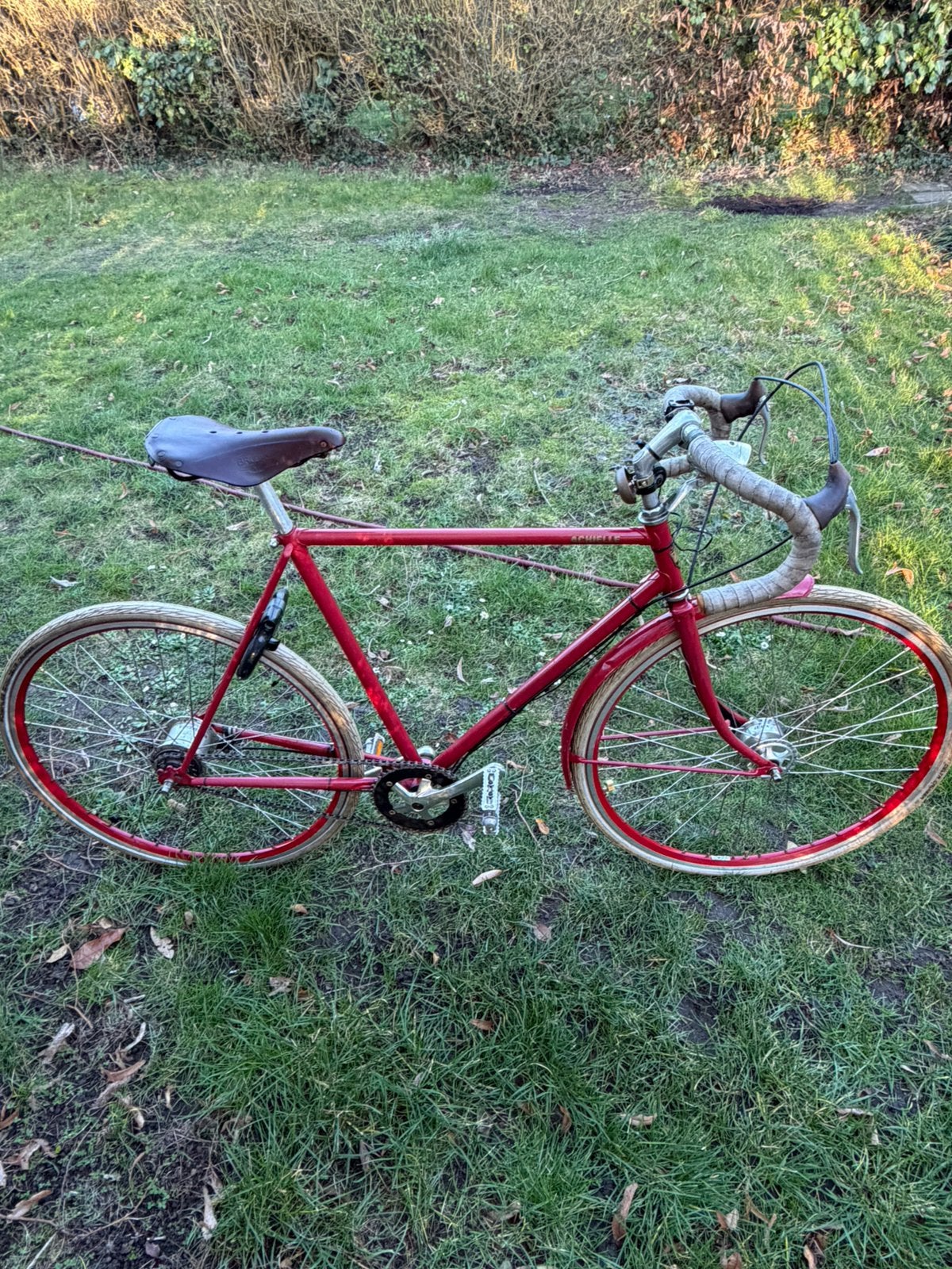Achille sam-retro koersfiets, Ophalen, Gebruikt