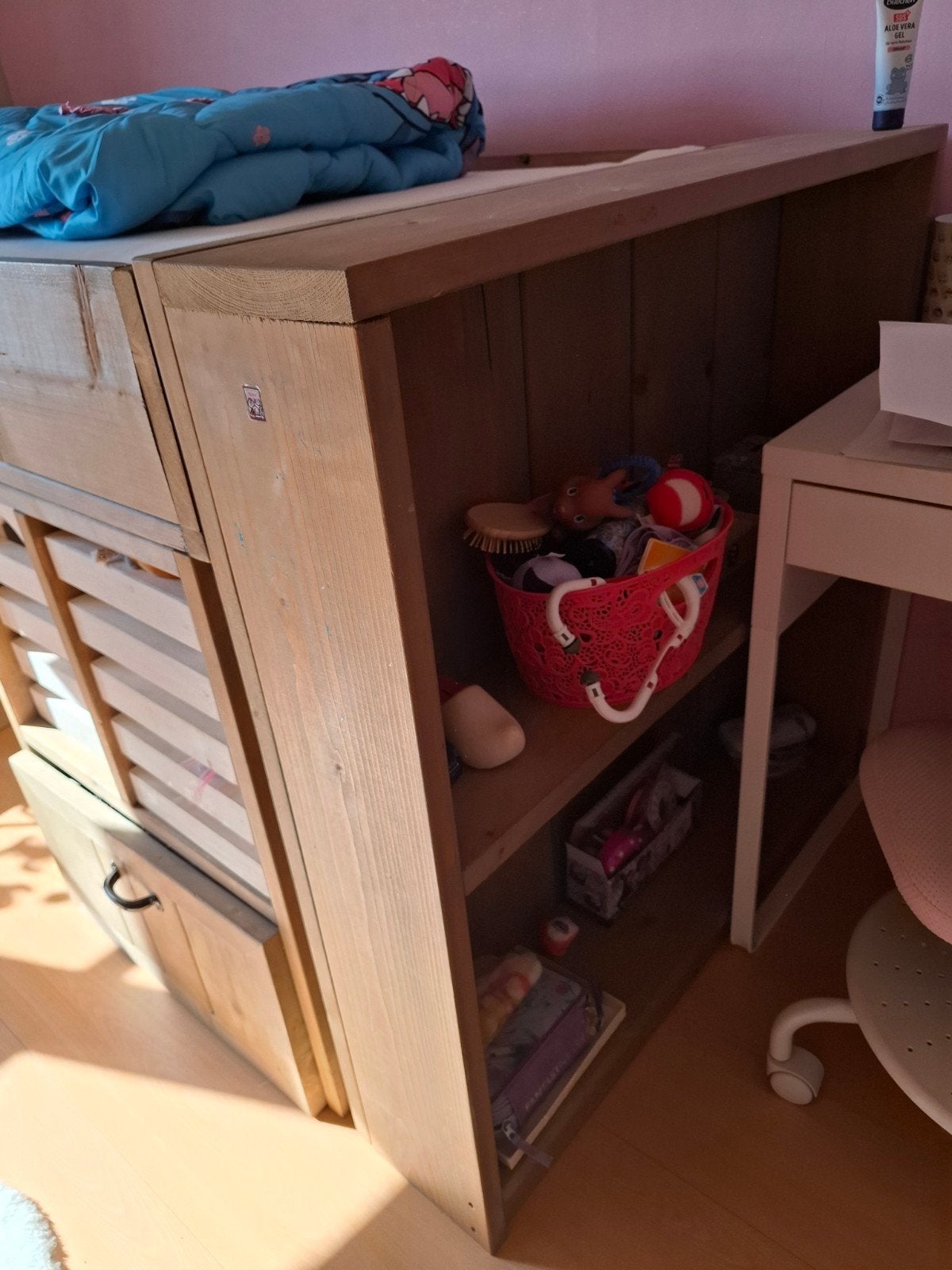 steigerhout halfhoogslaper, Kinderen en Baby's, Ophalen, Halfhoogslaper
