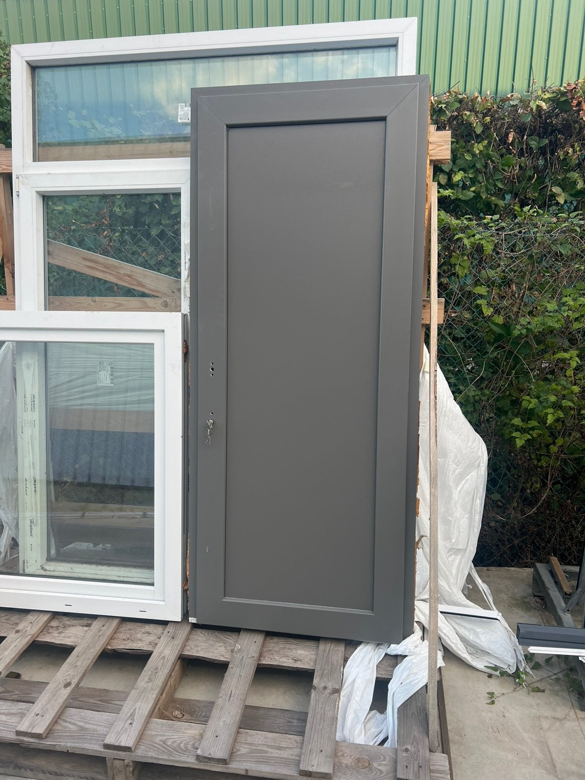 Châssis fenêtre pvc porte fenêtre 860x2030 300€, Enlèvement