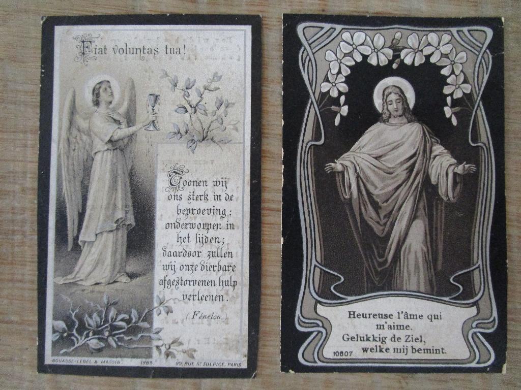 45 doodsprentjes gestorven 1910 - 1919, Verzamelen, Bidprentjes en Rouwkaarten, Ophalen of Verzenden, Rouwkaart