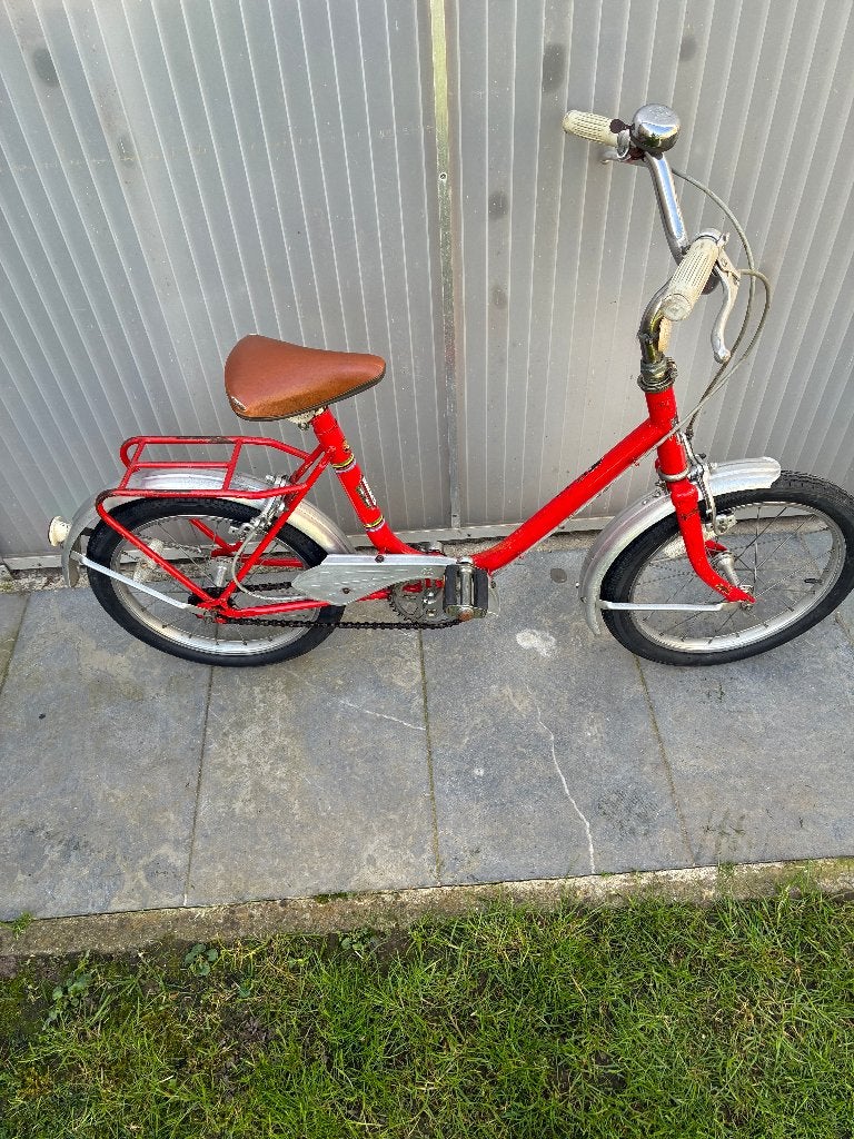 kinder retrofietsje (vintage)16 inch, Fietsen en Brommers, Ophalen, L'Avenir, Velgrem, 16 tot 20 inch