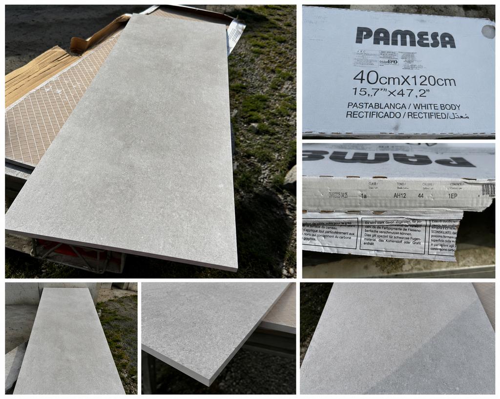 Pamesa tegels 40x120 – 1e keuze – wand & vloer – 24,5 m², Bricolage & Construction, Dalles & Carrelages, Neuf, 60 cm ou plus, 40 à 60 cm