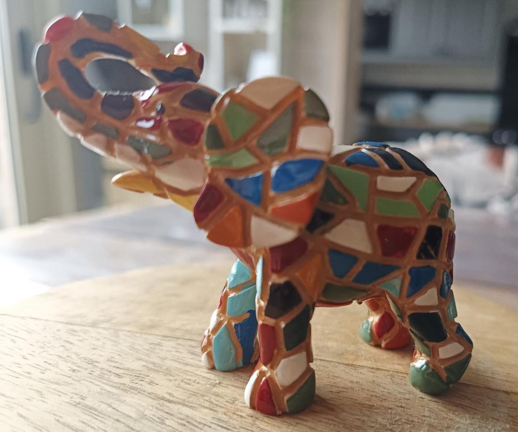 Olifant als decoratie, Ophalen of Verzenden, Zo goed als nieuw, Wild dier, Beeldje of Figuurtje