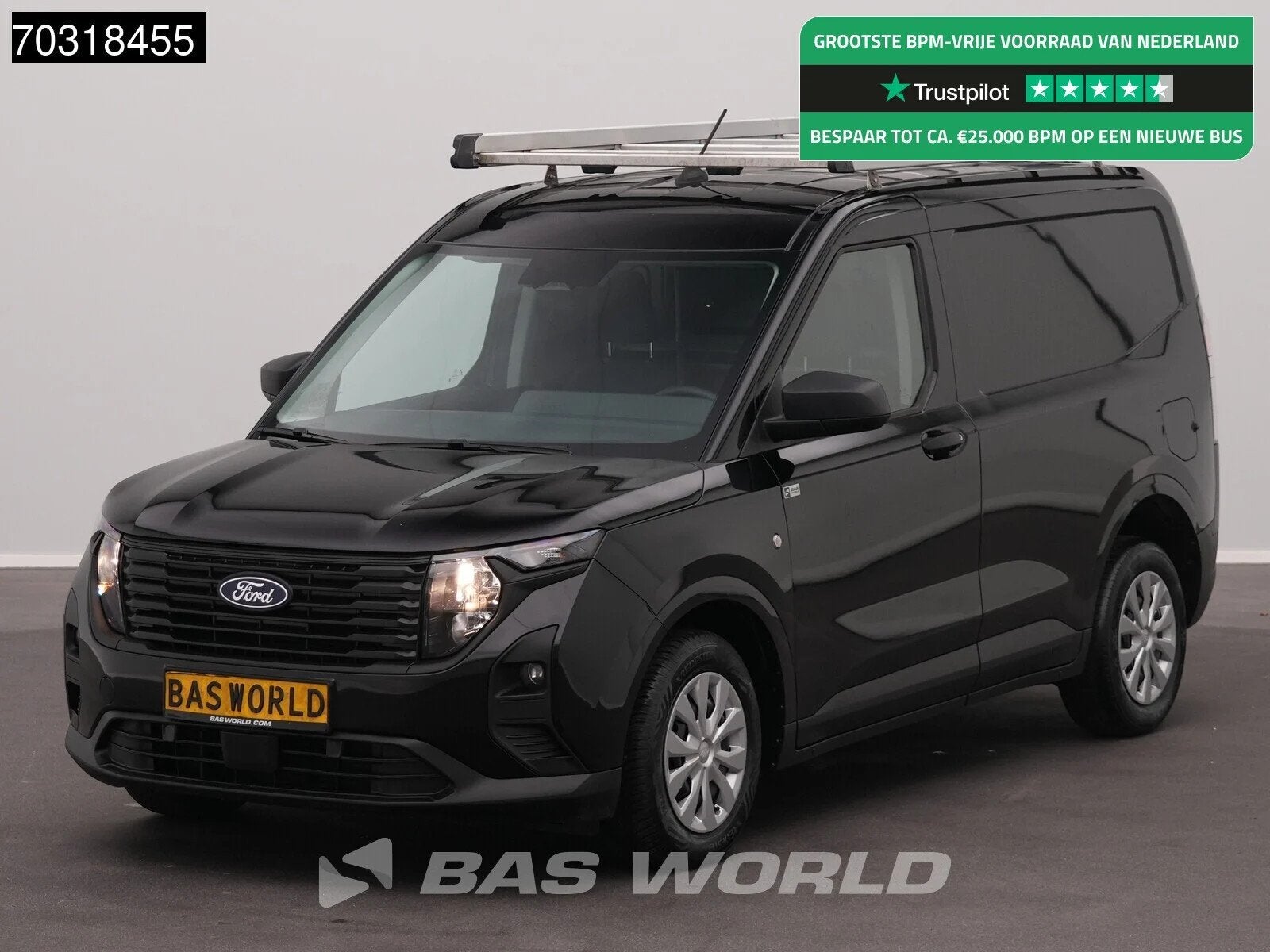 Ford Transit Courier 100pk Benzine L1H1 Airco Cruise Imperia, Auto's, Multifunctioneel stuurwiel, Stof, Gebruikt, Euro 6